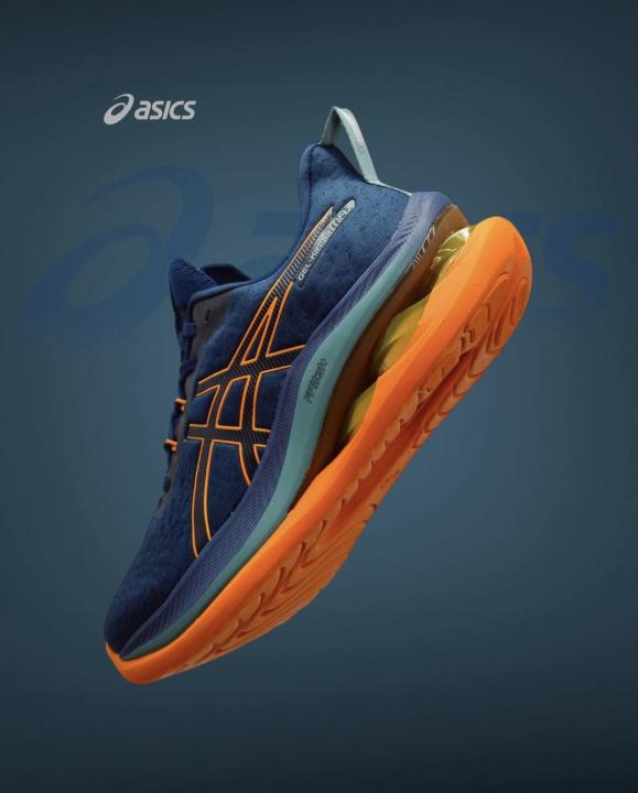 Asic.s Gel Kensie Max French Blue Bright Orange