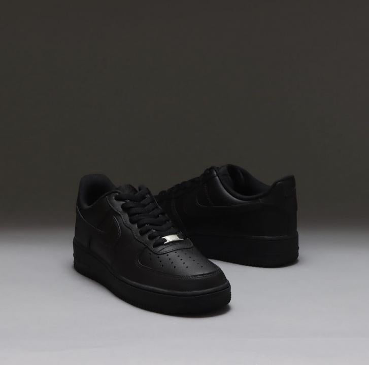 Nik.e Airforce 1 Black 1st Leather UA