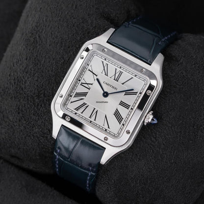 Cartie_r Santos Dumont Silver Blue