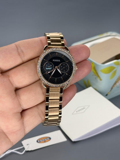 Fossil Tailor ES4264 Black Dial Watch