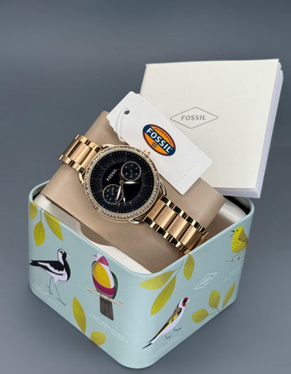 Fossil Tailor ES4264 Black Dial Watch