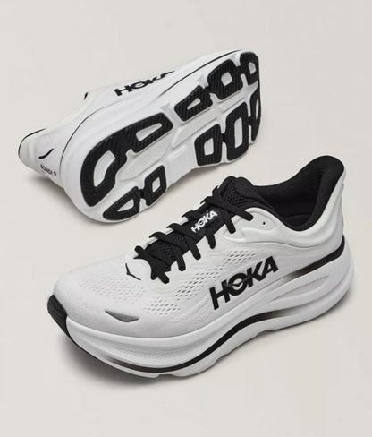 Hoka Bondi 9 White Black