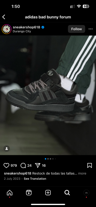 Adida.s Bad Bunny Forum Black