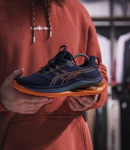 Asic.s Gel Kensie Max French Blue Bright Orange
