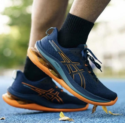 Asic.s Gel Kensie Max French Blue Bright Orange