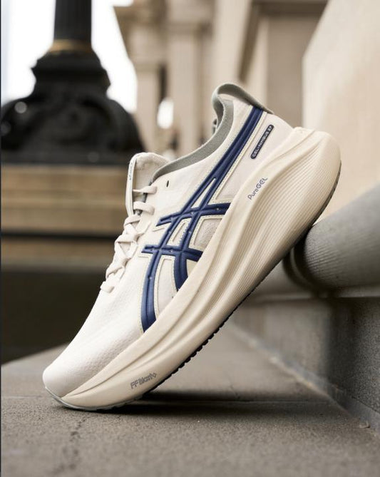 Asic.s Gel Nimbus 27 Cream Navy