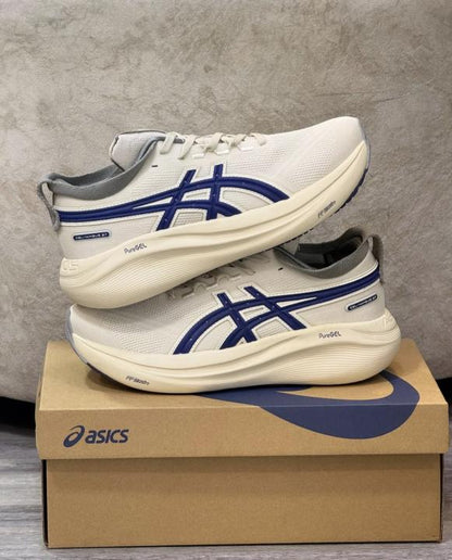 Asic.s Gel Nimbus 27 Cream Navy