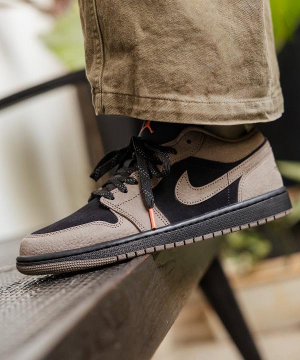 Nik.e Air Jordan 1 Low SE Olive Grey