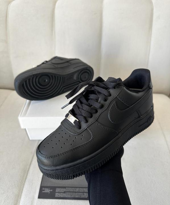 Nik.e Airforce 1 Black 1st Leather UA