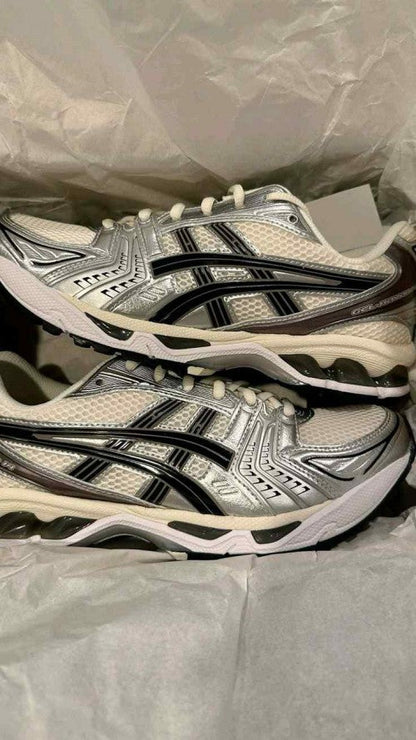 asic.s Gel kayano 14 cream black meltalic plum