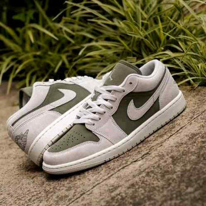 E air jordan retro 1 low medium olive