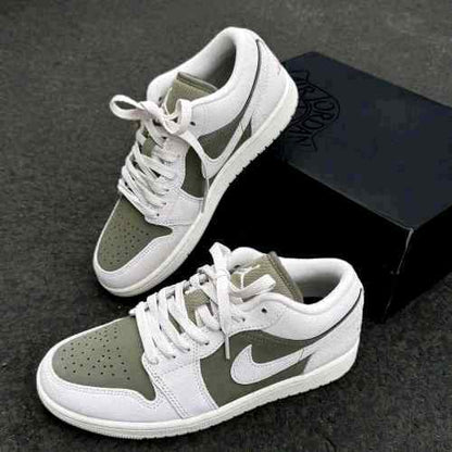 E air jordan retro 1 low medium olive