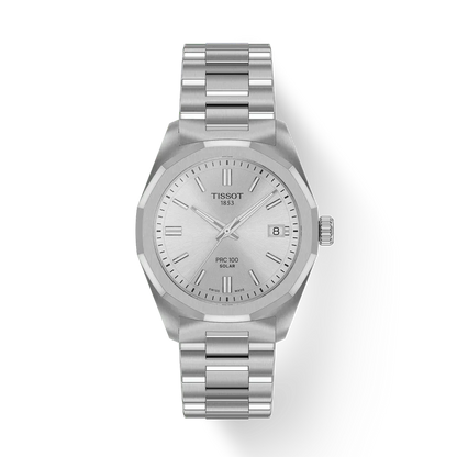 Tissot PRC Solar 100 Silver White