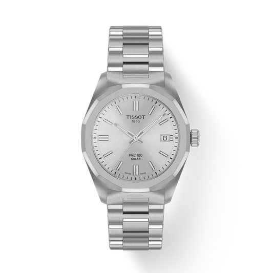 Tissot PRC Solar 100 Silver White