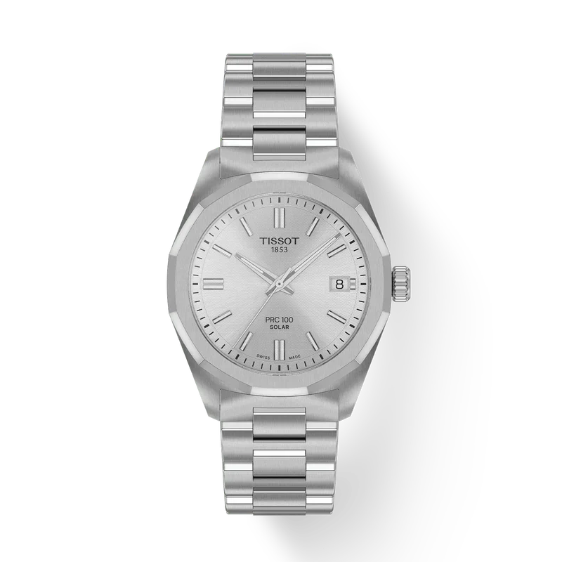 Tissot PRC Solar 100 Silver White