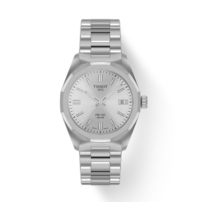 Tissot PRC Solar 100 Silver White