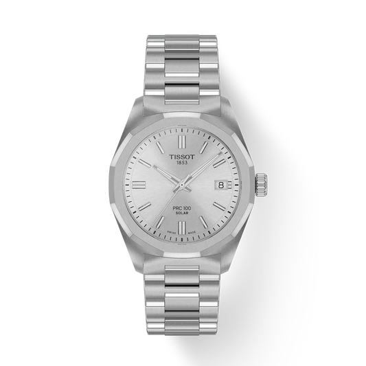 Tissot PRC Solar 100 Silver White