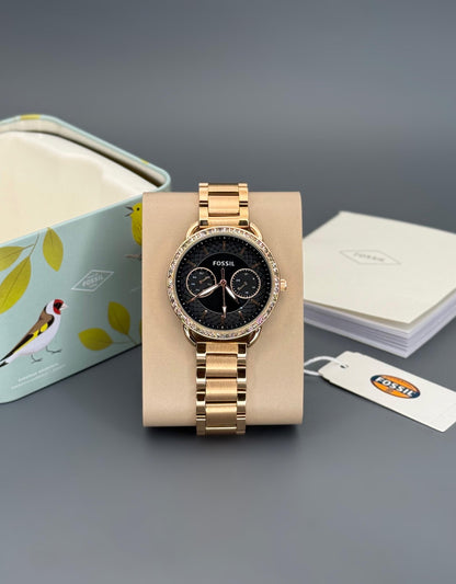 Fossil Tailor ES4264 Black Dial Watch