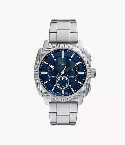 Fossil Metal Blue Dial  Chronograph Watch