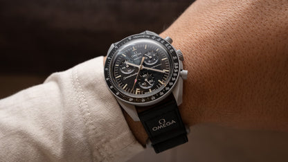 Swatch Omega x Moon Mission To The  Moon Black - New Speedmaster Neavy Gray - Black Moonswatch