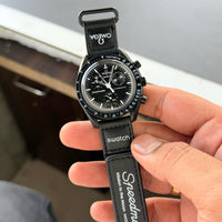 Omega Speedmaster Moonswatch greyBlack with black belt high quality
