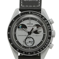 Omega Speedmaster Moonswatch greyBlack with black belt