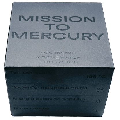 Swatch Omega x Moon Mission To Mercury Speedmaster Black Moonswatch