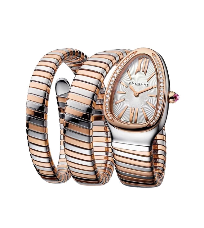 Bvlgar_i Serpenti Dualtone White Dial