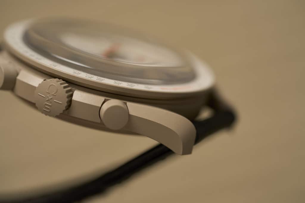 Swatch Omega x Moon Mission To Jupiter Speedmaster Beige Moonswatch