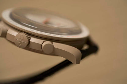 Swatch Omega x Moon Mission To Jupiter Speedmaster Beige Moonswatch