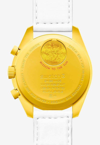 Swatch Omega x Moon Mission To The Sun Speedmaster Neavy Sunny Yellow Moonswatch