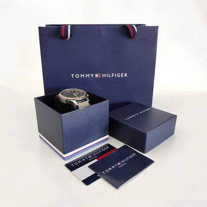 Tommy hilfiger black with automatic machine open back